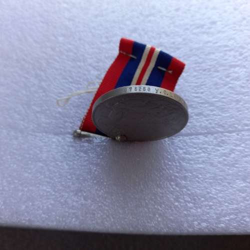 2 X WW2 MEDALS: KING GEORGE 6TH 1939-1945: THE AFRICA SERVICE MEDAL: AWARDED TO W.O. LAWRIE No... .