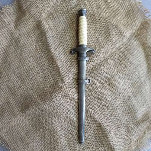 GENUINE WW2 GERMAN ARMY (HEER) DAGGER 1935. F.W. HOLLER. SOLINGEN