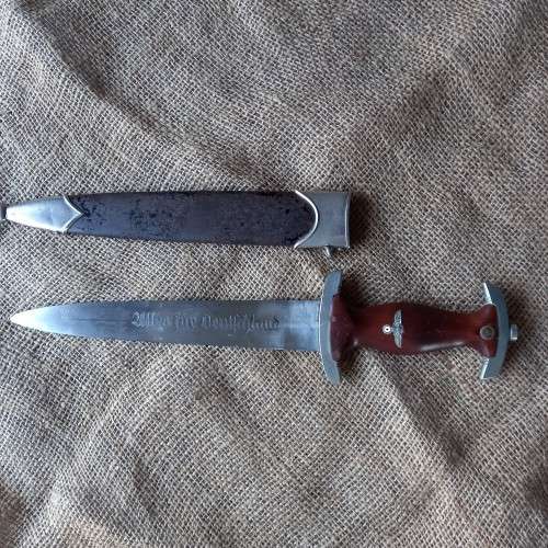 ORIGINAL GERMAN S.A. DAGGER. MAKER CRUD JACOBS. GRAFRATH. SOLINGEN. 1933