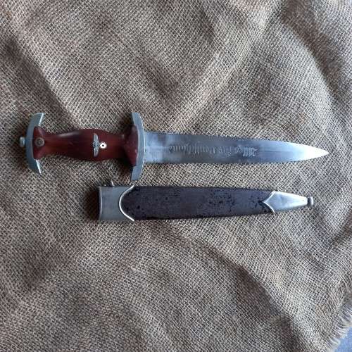 ORIGINAL GERMAN S.A. DAGGER. MAKER CRUD JACOBS. GRAFRATH. SOLINGEN. 1933