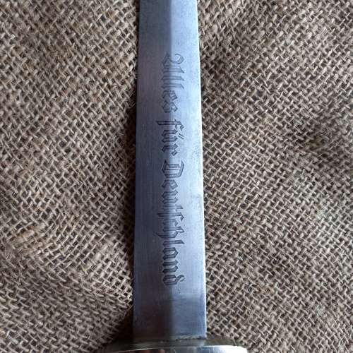 ORIGINAL GERMAN S.A. DAGGER. MAKER CRUD JACOBS. GRAFRATH. SOLINGEN. 1933