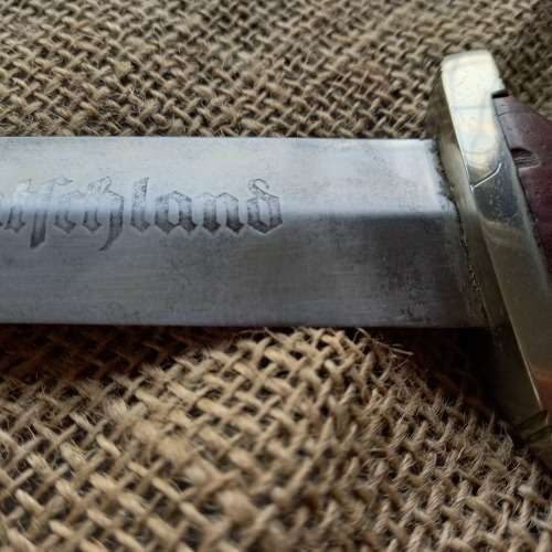 ORIGINAL GERMAN S.A. DAGGER. MAKER CRUD JACOBS. GRAFRATH. SOLINGEN. 1933