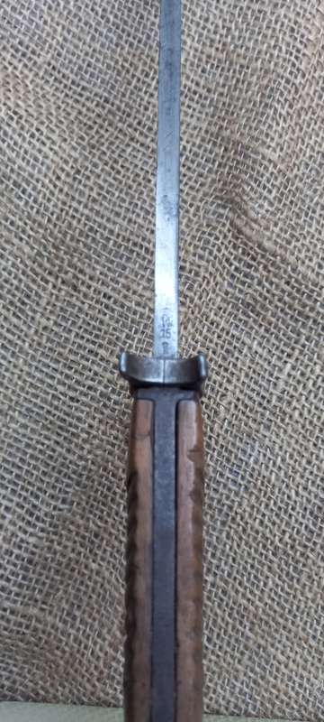 WW1 GERMAN IMPERIAL ARMY BUTCHERS BLADE BAYONET BY SIMPSON and CO. SUHL1915 WITH SCABBARD