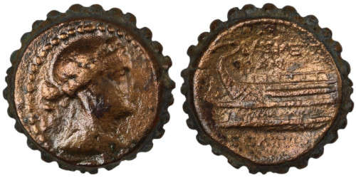 Ancient Greek coin (serrated) | Seleukos IV (Holiday Sale)