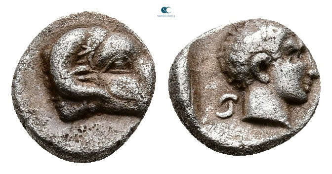 Rare Ancient Greek Silver coin | Caria, Kasolaba | 450-400 BC