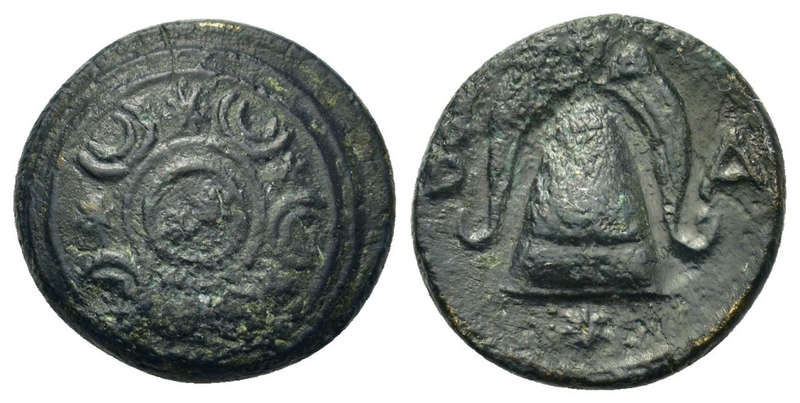 Ancient Greek coin | Alexander III The Great | 325 B.C - Shield design