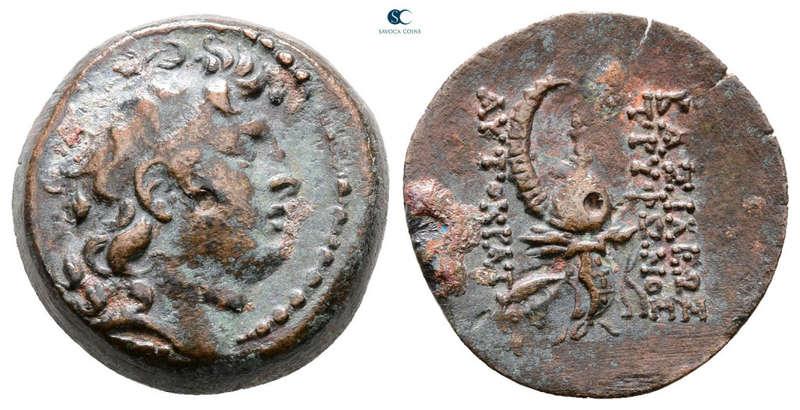 Ancient Greek coin | Seleukid Kingdom | Tryphon 142-138 BC.
