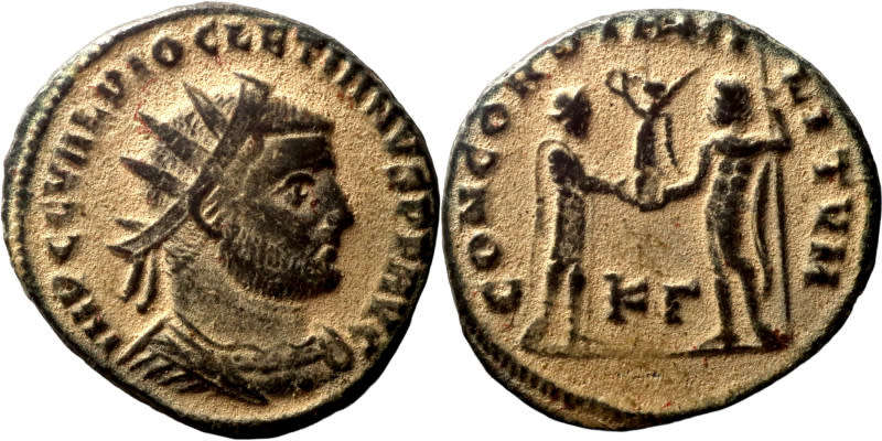 Ancient Roman coin | Emperor Diocletian (284-305 AD)