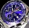 *Bargain Buy*SEIKO MENS CHRONOGRAPH FLIGHTMASTER PILOT MARINE BLUE DIAL WATCH SND255P1 AT NO RESERVE