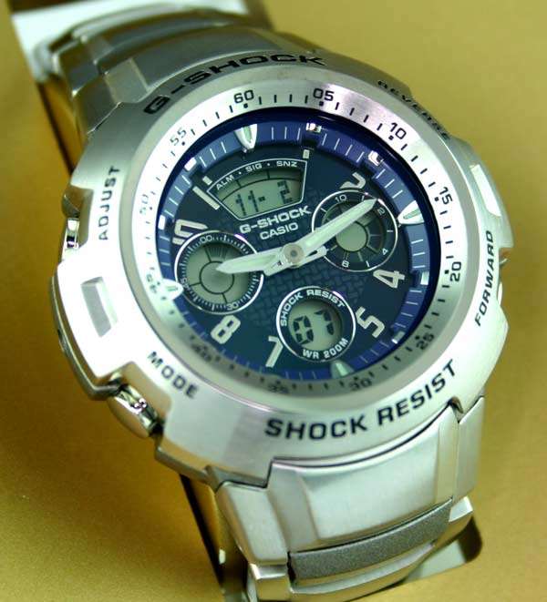 CASIO G-SHOCK COCKPIT WORLD TIME BLUE WATCH 200M G701D AT R1 NO RESERVE!!