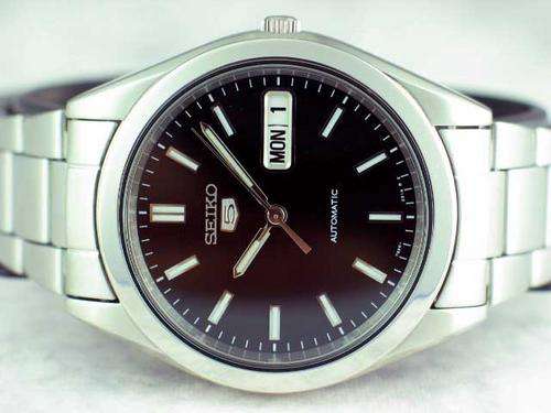 SEIKO MENS AUTOMATIC OYSTER SEE THRU WATCH SNX997 at R1 no reserve!!