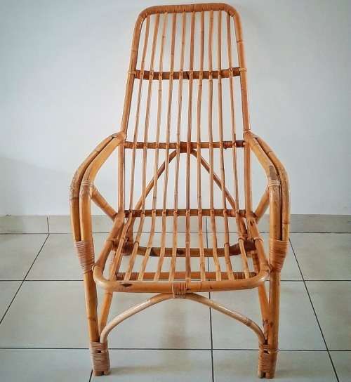 cane armchair