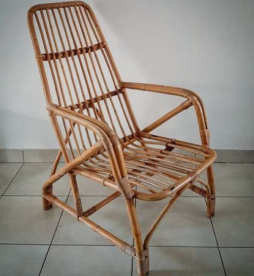 cane armchair