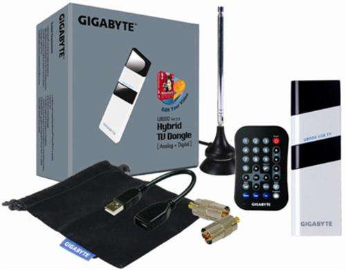 Gigabyte U8000 Hybrid USB TV Tuner Dongle