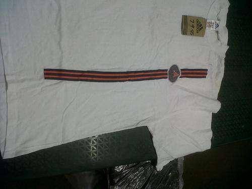 adidas large white t-shirt