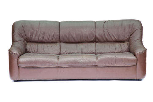 3-seater Leather mid-century Sofa. PERFECT CONDITION