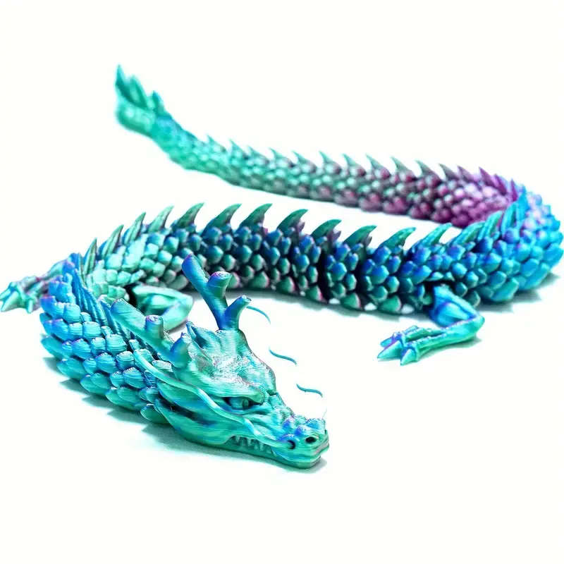 3D Printed One-piece Chinese Dragon
