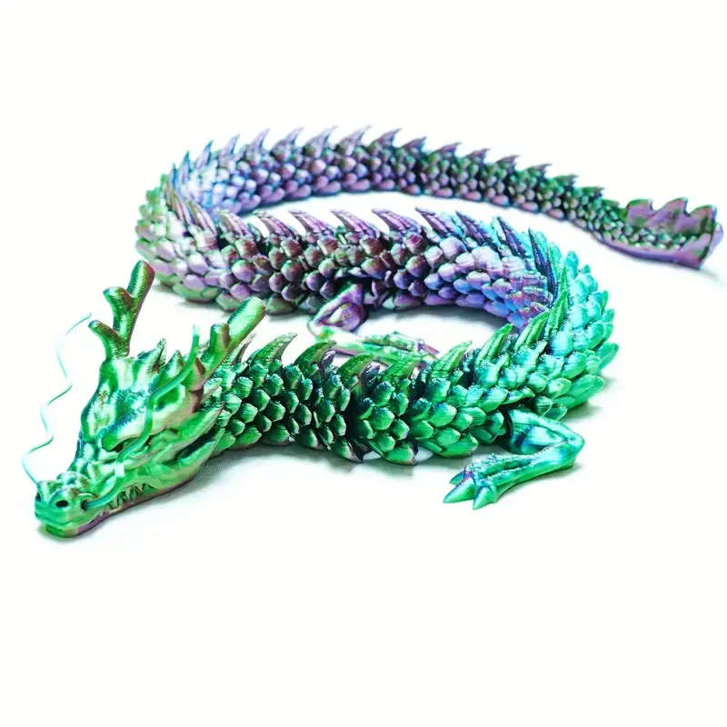 3D Printed One-piece Chinese Dragon