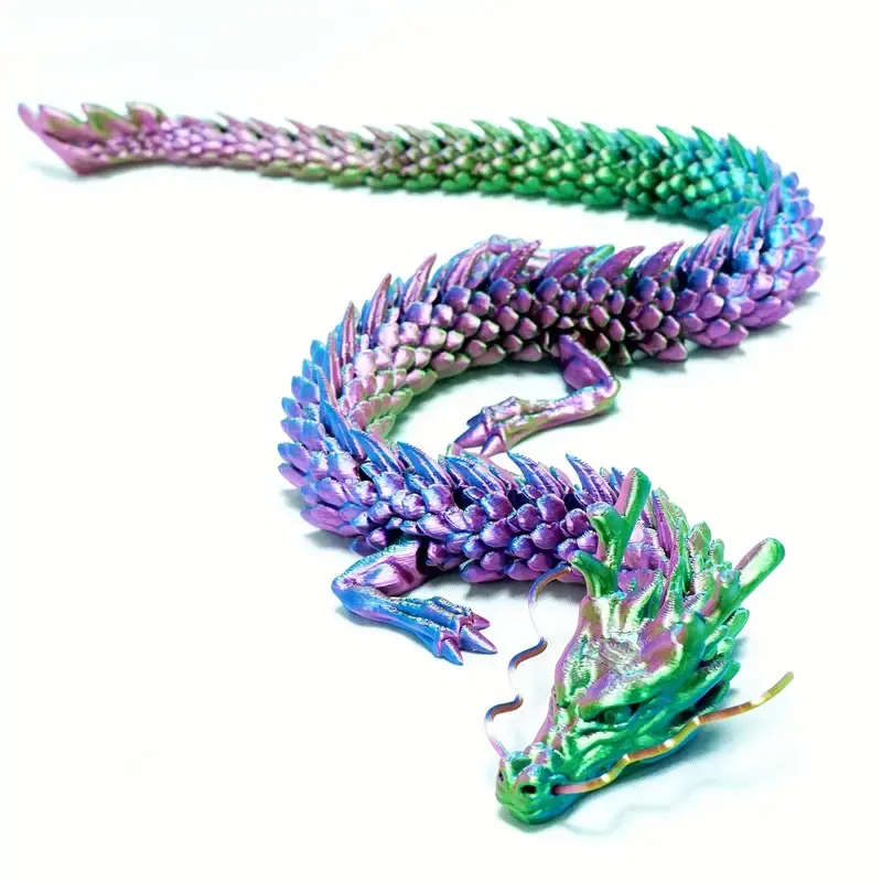 3D Printed One-piece Chinese Dragon