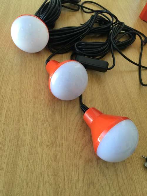 Solar light kit - "all you need for portable lighting"