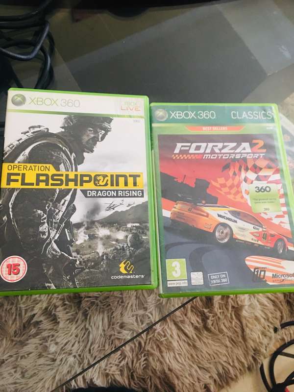 XBOX 360 CONSOLE AND GAMES
