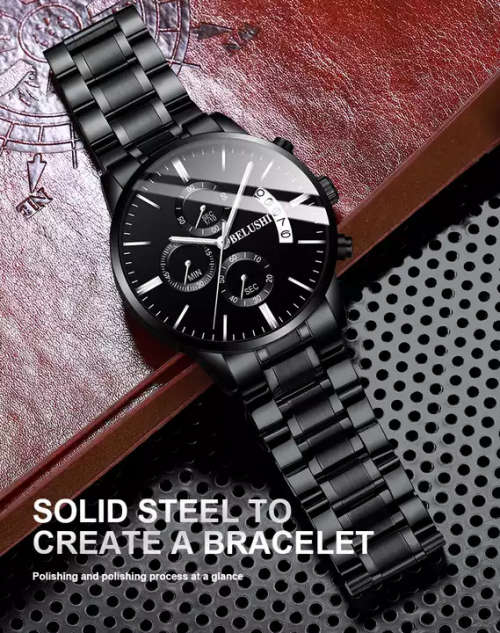 RETAIL R7999 BELUSHI CHRONOGRAPH MEN'S TIME PIECE