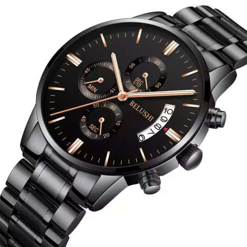 RETAIL R7999 BELUSHI CHRONOGRAPH MEN'S TIME PIECE