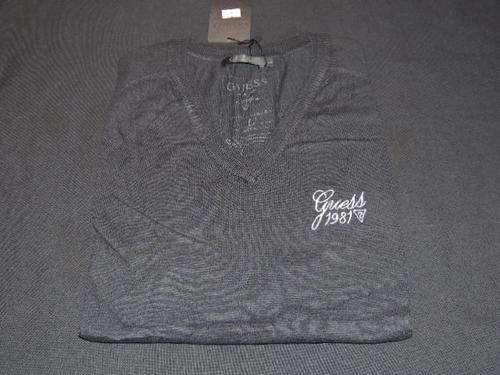 GUESS V Neck Pullover - X Large Slim FIt