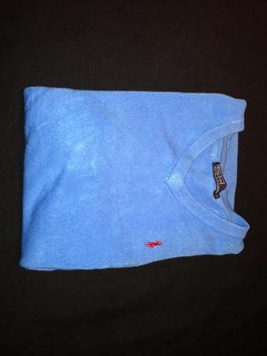 RALPH LAUREN POLO V Neck Jersey - Large