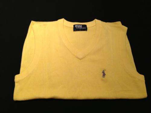 RALPH LAUREN POLO V Neck Pullover - Large