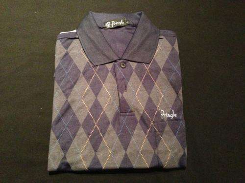 PRINGLE Long Sleeve Mens Golfer - X Large
