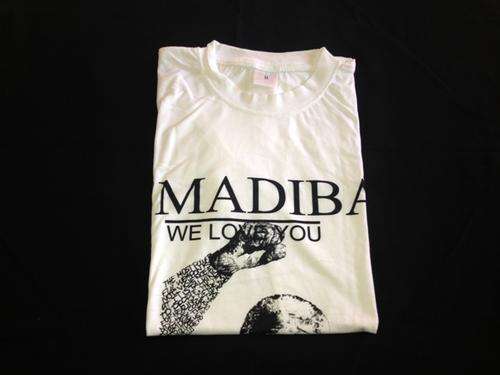 NELSON MANDELA T Shirt - In Memory Of... - Medium