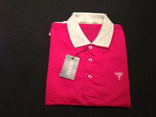 GUESS Double Collar Mens Golfer - X Large
