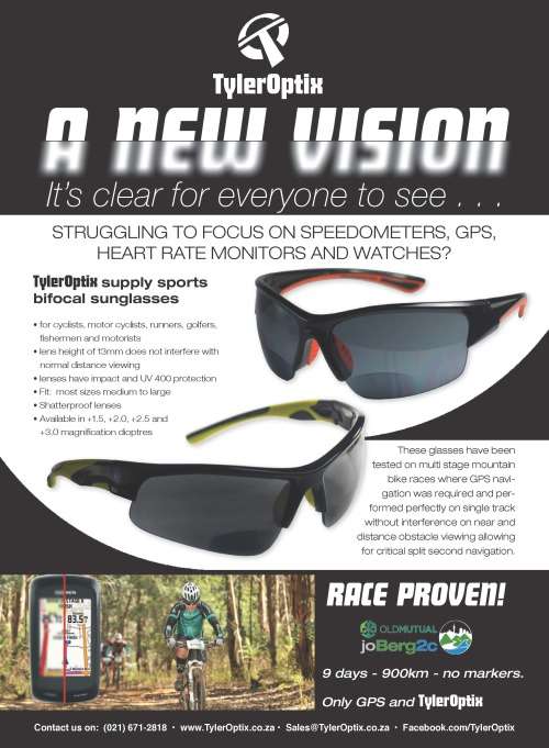 Black-Red Sports Bifocal Sunglasses TO226