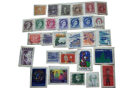29 x various Canadian stamps