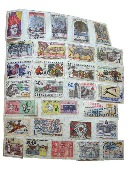 29 x various Czechoslovakian stamps (as shown)