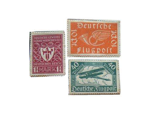 3 x German stamps - assorted (as shown)
