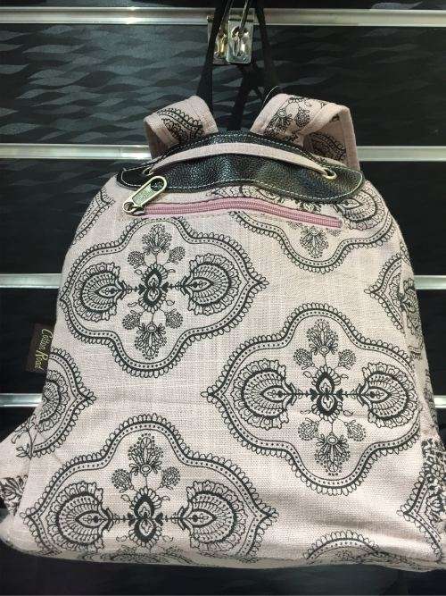 Cotton Road canvas backpack    pink  size: 30×34×16cm
