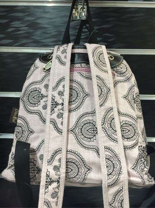 Cotton Road canvas backpack    pink  size: 30×34×16cm