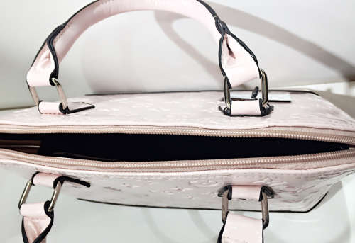 lady's handbag/bowler bag  size: 30×15×25cm pink
