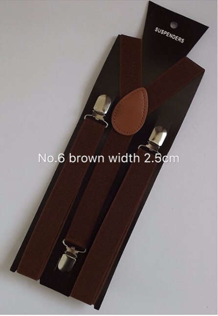 Brown suspender   width 2.5cm   brand: Men's Street