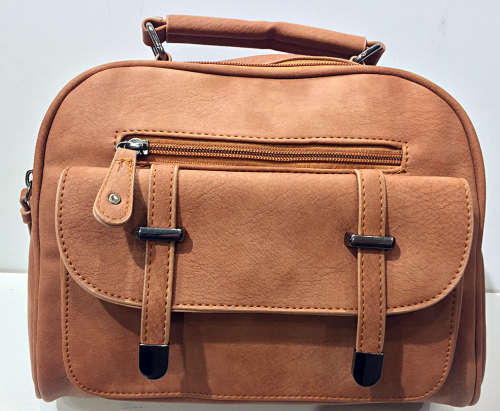 lady's handbag/shoulder bag/cross body bag   size:27×10×20cm brown