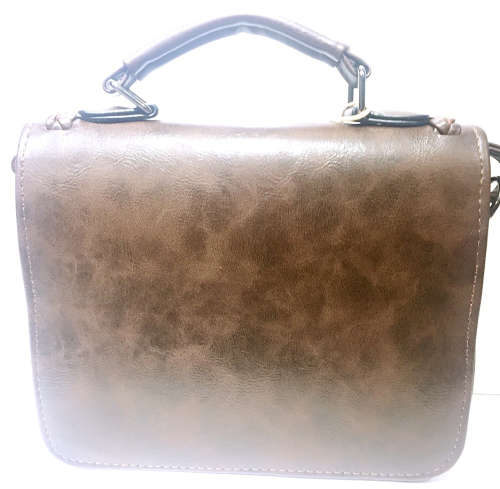 Lady's vintage handbag/shoulder bag/cross body    dark brown     size: 23×7×17cm