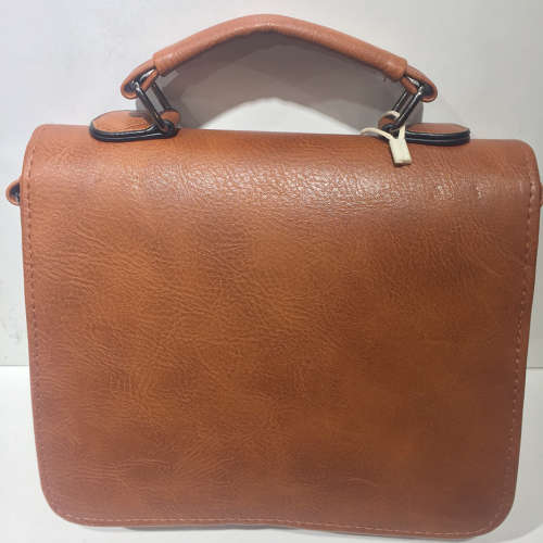 Lady's vintage handbag/shoulder bag/cross body   brown     size: 23×7×17cm