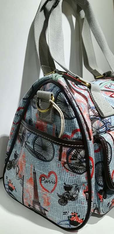 Cotton Road hand bag with bike  sling included     size: 36x14x22cm