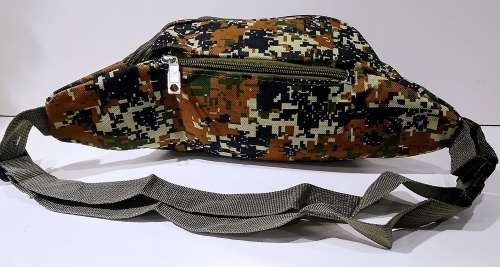 Fanny pack Moon bag Waist bag in camouflage,size:30*11*11cm, adjustable belt, camouflage
