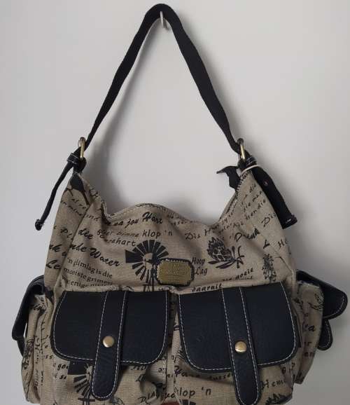 Cotton Road sling bag, CLOSING DOWN SALE canvasandlether, size: 28x26x13cm
