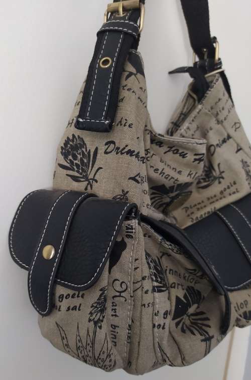 Cotton Road sling bag, CLOSING DOWN SALE canvasandlether, size: 28x26x13cm