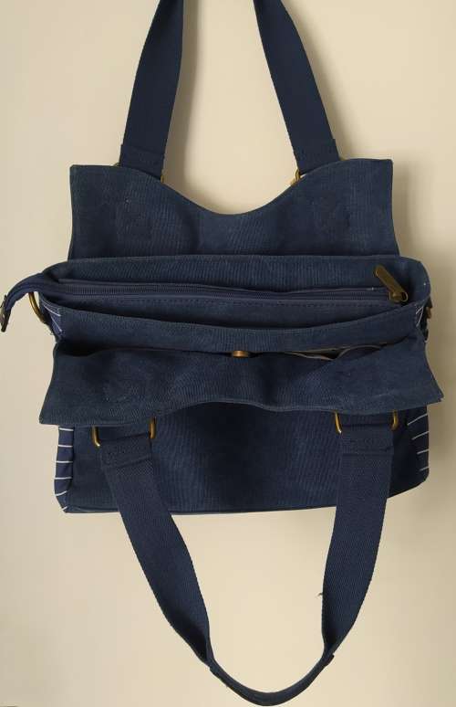 Cotton Road bag, CLOSING DOWN SALE shoulder/sling bag with windmillandheart pattern, size:36x27x12cm