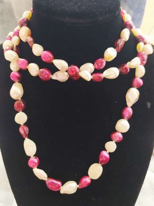 Fresh water pearl necklace, CLOSING DOWN SALE, length:60cm, weight:95g